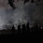 12.11.2021. Granica polsko-białoruska. Działania służb w polskim pasie granicznym / DWOT