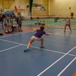 12.11.2021. Suchedniów. Mistrzostwa Polski nauczycieli, pracowników oświaty oraz trenerów i instruktorów w badmintonie / Maciej Makuła / Radio Kielce