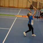12.11.2021. Suchedniów. Mistrzostwa Polski nauczycieli, pracowników oświaty oraz trenerów i instruktorów w badmintonie / Maciej Makuła / Radio Kielce