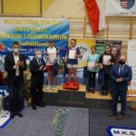 12.11.2021. Suchedniów. Mistrzostwa Polski nauczycieli, pracowników oświaty oraz trenerów i instruktorów w badmintonie / Maciej Makuła / Radio Kielce