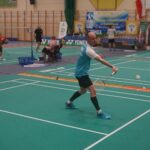 12.11.2021. Suchedniów. Mistrzostwa Polski nauczycieli, pracowników oświaty oraz trenerów i instruktorów w badmintonie / Maciej Makuła / Radio Kielce