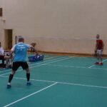 12.11.2021. Suchedniów. Mistrzostwa Polski nauczycieli, pracowników oświaty oraz trenerów i instruktorów w badmintonie / Maciej Makuła / Radio Kielce