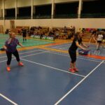 12.11.2021. Suchedniów. Mistrzostwa Polski nauczycieli, pracowników oświaty oraz trenerów i instruktorów w badmintonie / Maciej Makuła / Radio Kielce