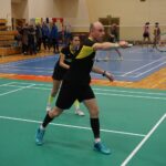 12.11.2021. Suchedniów. Mistrzostwa Polski nauczycieli, pracowników oświaty oraz trenerów i instruktorów w badmintonie / Maciej Makuła / Radio Kielce