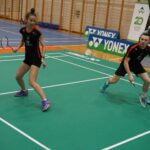 12.11.2021. Suchedniów. Mistrzostwa Polski nauczycieli, pracowników oświaty oraz trenerów i instruktorów w badmintonie / Maciej Makuła / Radio Kielce