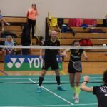 12.11.2021. Suchedniów. Mistrzostwa Polski nauczycieli, pracowników oświaty oraz trenerów i instruktorów w badmintonie / Maciej Makuła / Radio Kielce