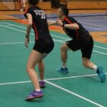 12.11.2021. Suchedniów. Mistrzostwa Polski nauczycieli, pracowników oświaty oraz trenerów i instruktorów w badmintonie / Maciej Makuła / Radio Kielce