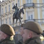 10-11.11.2021 Kielce. Żołnierze ŚBOT podczas Narodowego Święta Niepodległości / ppor. Daniel Woś / ŚBOT