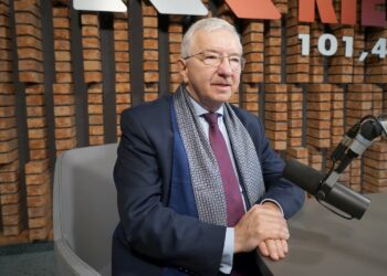 22.10.2021. Kielce. Rozmowa Dnia. Na zdjęciu: Krzysztof Lipiec - lider świętokrzyskiego Prawa i Sprawiedliwości / Kamil Król / Radio Kielce