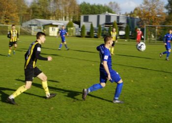 23.10.2021. Połaniec. Mecz: Czarni Połaniec - Wisła sandomierz / Maciej Makuła / Radio Kielce