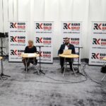 07.11.2021. Kielce. Studio Polityczne Radia Kielce. Na zdjęciu (od lewej): Marek Kwitek - PiS, , Anna Myślińska - Platforma Obywatelska, Michał Sokolnicki - Konfederacja Partia KORWiN, Małgorzata Marenin - Nowa Lewica / Kamil Król / Radio Kielce