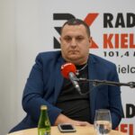 14.11.2021. Kielce. Studio Polityczne Radia Kielce. Na zdjęciu: Paweł Wałdon - Platforma Obywatelska - Koalicja Obywatelska / Piotr Kwaśniewski / Radio Kielce