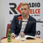 14.11.2021. Kielce. Studio Polityczne Radia Kielce. Na zdjęciu: Mateusz Kołodziejczyk - Polskie Stronnictwo Ludowe - Kolalicja Polska / Piotr Kwaśniewski / Radio Kielce