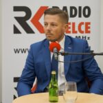 14.11.2021. Kielce. Studio Polityczne Radia Kielce. Na zdjęciu: Marcin Chłodnicki - wiceprezydent Kielc, wiceprzewodniczący świętokrzyskich struktur Nowej Lewicy / Piotr Kwaśniewski / Radio Kielce