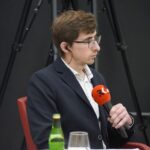 14.11.2021. Kielce. Studio Polityczne Radia Kielce. Na zdjęciu: Michał Kita - Radio Kielce / Piotr Kwaśniewski / Radio Kielce