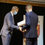 25.11.2021. Kielce. Dom Środowisk Twórczych. Wręczenie stypendiów dla studentów kieleckich uczelni / Sebastian Kalwat / Radio Kielce