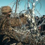 12.11.2021. Granica polsko-białoruska. Działania służb w polskim pasie granicznym / Irek Dorozanski / DWOT