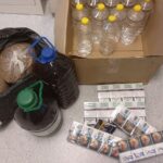 Kontrabanda, tytoń, krajanka tytoniowa, papierosy, alkohol / KPP w Skarżysku-Kamiennej