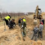 15.11.2021. Czyżów Szlachecki. Wydobycie wraku samolotu Ił-2 / Emilia Sitarska / Radio Kielce