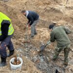 15.11.2021. Czyżów Szlachecki. Wydobycie wraku samolotu Ił-2 / Emilia Sitarska / Radio Kielce