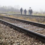 12.11.2021. Piekoszów. Stacja kolejowa. Potrącenie kobiet na torach / Jarosław Kubalski / Radio Kielce