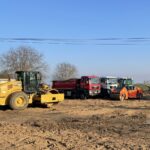 16.11.2021. Ostrowiec Świętokrzyski. Przejęcie placu budowy przez wykonawcę obwodnicy Ostrowca Świętokrzyskiego / Emilia Sitarska / Radio Kielce