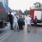 15.08.2021. Daleszyce. Śmiertelne potrącenie / Jarosław Kubalski / Radio Kielce