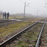 12.11.2021. Piekoszów. Stacja kolejowa. Potrącenie kobiet na torach / Jarosław Kubalski / Radio Kielce