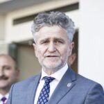 03.11.2021. Chmielnik. Oficjalne otwarcie Szpitala Powiatowego w Chmielniku po termomodernizacji. Na zdjęciu: Krzysztof Słoń - senator PiS / Jarosław Kubalski / Radio Kielce