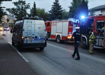 15.08.2021. Daleszyce. Śmiertelne potrącenie / Jarosław Kubalski / Radio Kielce