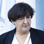 03.11.2021. Chmielnik. Oficjalne otwarcie Szpitala Powiatowego w Chmielniku po termomodernizacji. Na zdjęciu: Jolanta Rybczyk - dyrektor Szpitala Powiatowego w Chmielniku / Jarosław Kubalski / Radio Kielce