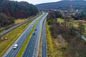 23.11.2021. Kielce. Budowa ścieżki rowerowej na ulicy Krakowskiej / Jarosław Kubalski / Radio Kielce