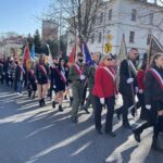 11.11.2021. Sandomierz. Obchody 103. rocznicy odzyskania przez Polskę niepodległości / Grażyna Szlęzak-Wójcik / Radio Kielce