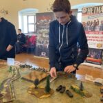 13.11.2021. Sandomierz. Rozgrywki w grę   „Wrzesień 39” / Grażyna Szlęzak-Wójcik / Radio Kielce