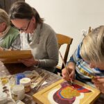 17.11.2021. Sandomierz. Warsztaty pisania ikon / Grażyna Szlęzak-Wójcik / Radio Kielce