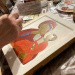 17.11.2021. Sandomierz. Warsztaty pisania ikon / Grażyna Szlęzak-Wójcik / Radio Kielce