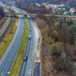 23.11.2021. Kielce. Budowa ścieżki rowerowej na ulicy Krakowskiej / Jarosław Kubalski / Radio Kielce