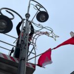 15.11.2021. Kielce. Montaż świątecznych iluminacji / Jarosław Kubalski / Radio Kielce