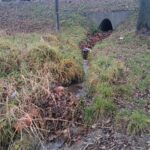 27.11.2021. Busko-Zdrój. Efekty nieistniejącego odwodnienia przy ul. Karmelowej / Marta Gajda-Kruk / Radio Kielce