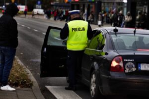 18.11.2021. Kielce. Potrącenie na ul. Żytniej / Jarosław Kubalski / Radio Kielce