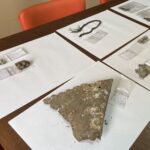 16.11.2021. Starachowice. Elementy samolotu odnalezione przez Artura Polańskiego / Anna Głąb / Radio Kielce