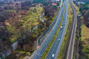 23.11.2021. Kielce. Budowa ścieżki rowerowej na ulicy Krakowskiej / Jarosław Kubalski / Radio Kielce