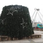 30.11.2021. Kielce. Montaż choinki na Rynku / Jarosław Kubalski / Radio Kielce