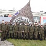 20.11.2021. Kielce. Żołnierze z 10. Świętokrzyskiej Brygady Obrony Terytorialnej oddają krew / Jarosław Kubalski / Radio Kielce