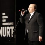 23.11.2021. Kielce. Inauguracja Festiwalu Form Dokumentalnych NURT. Na zdjęciu: Krzysztof Miklaszewski - dyrektor artystyczny festiwalu / Wiktor Taszłow / Radio Kielce