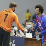 24.11.2021. Kielce. Mecz: Łomża Vive Kielce - FC Barcelona / Wiktor Taszłow / Radio Kielce