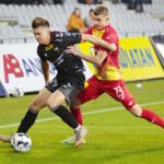 24.11.2021. Kielce. Mecz Fortuna 1 Ligi: Korona Kielce - GKS Tychy / Wiktor Taszłow / Radio Kielce
