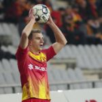 24.11.2021. Kielce. Mecz Fortuna 1 Ligi: Korona Kielce - GKS Tychy / Wiktor Taszłow / Radio Kielce