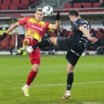 24.11.2021. Kielce. Mecz Fortuna 1 Ligi: Korona Kielce - GKS Tychy / Wiktor Taszłow / Radio Kielce