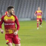 24.11.2021. Kielce. Mecz Fortuna 1 Ligi: Korona Kielce - GKS Tychy / Wiktor Taszłow / Radio Kielce